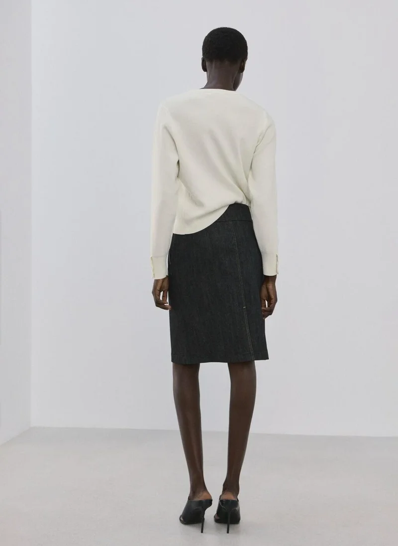 مانجو Buttoned cuffs sweater